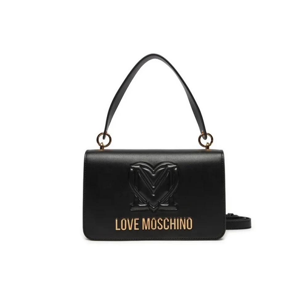 Love Moschino Stijlvolle Schoudertas Groot Black Dames