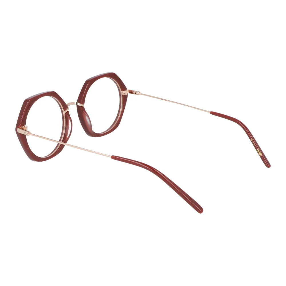 Kaleos Moderne Hexagonale Bril Rambeau Brown Unisex