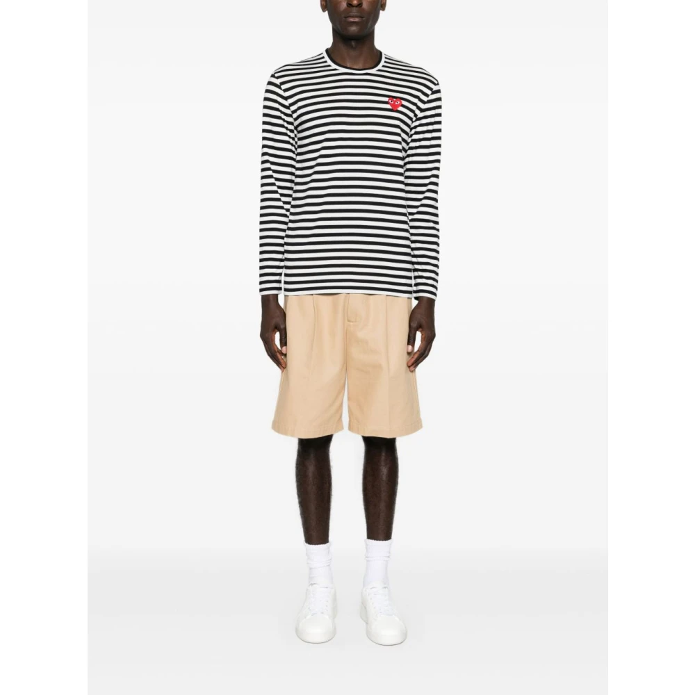 Comme des Garçons Play Stijlvolle T-shirts en Polos Collectie Black Dames