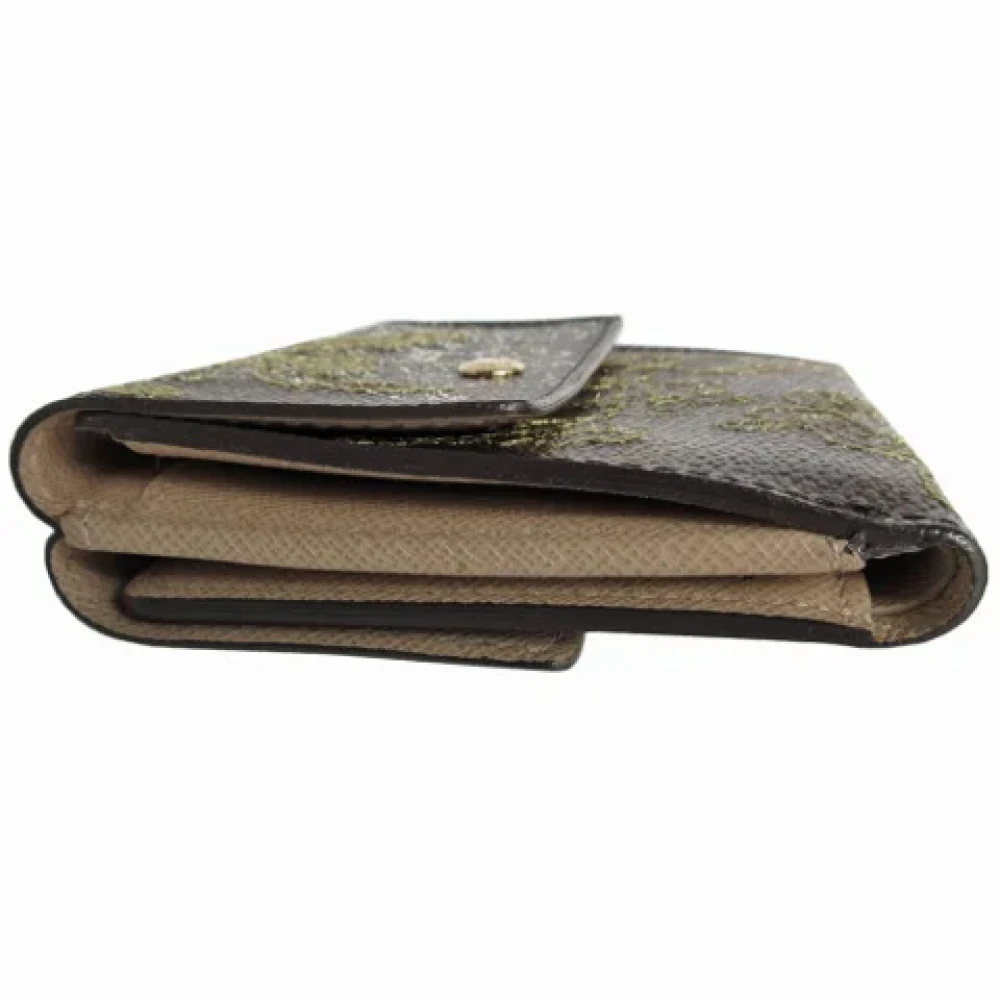 Louis Vuitton Vintage Pre-owned Canvas wallets Brown Dames