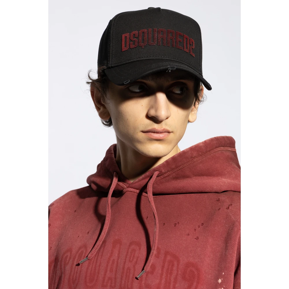 Dsquared2 Baseball Cap Black Heren