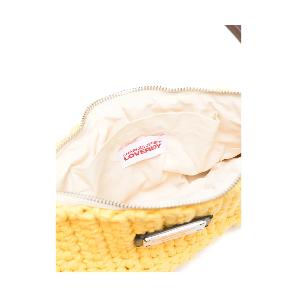 Loverboy by Charles Jeffrey Gele Bananen Bum Bag met Handvatten Yellow Heren