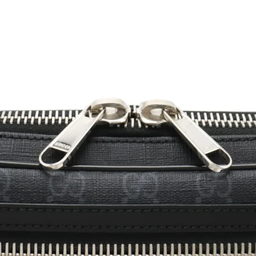 Gucci Vintage Pre-owned Leather crossbody-bags Black Dames