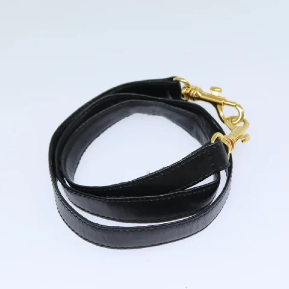 Loewe Pre-owned Leather crossbody-bags Black Dames