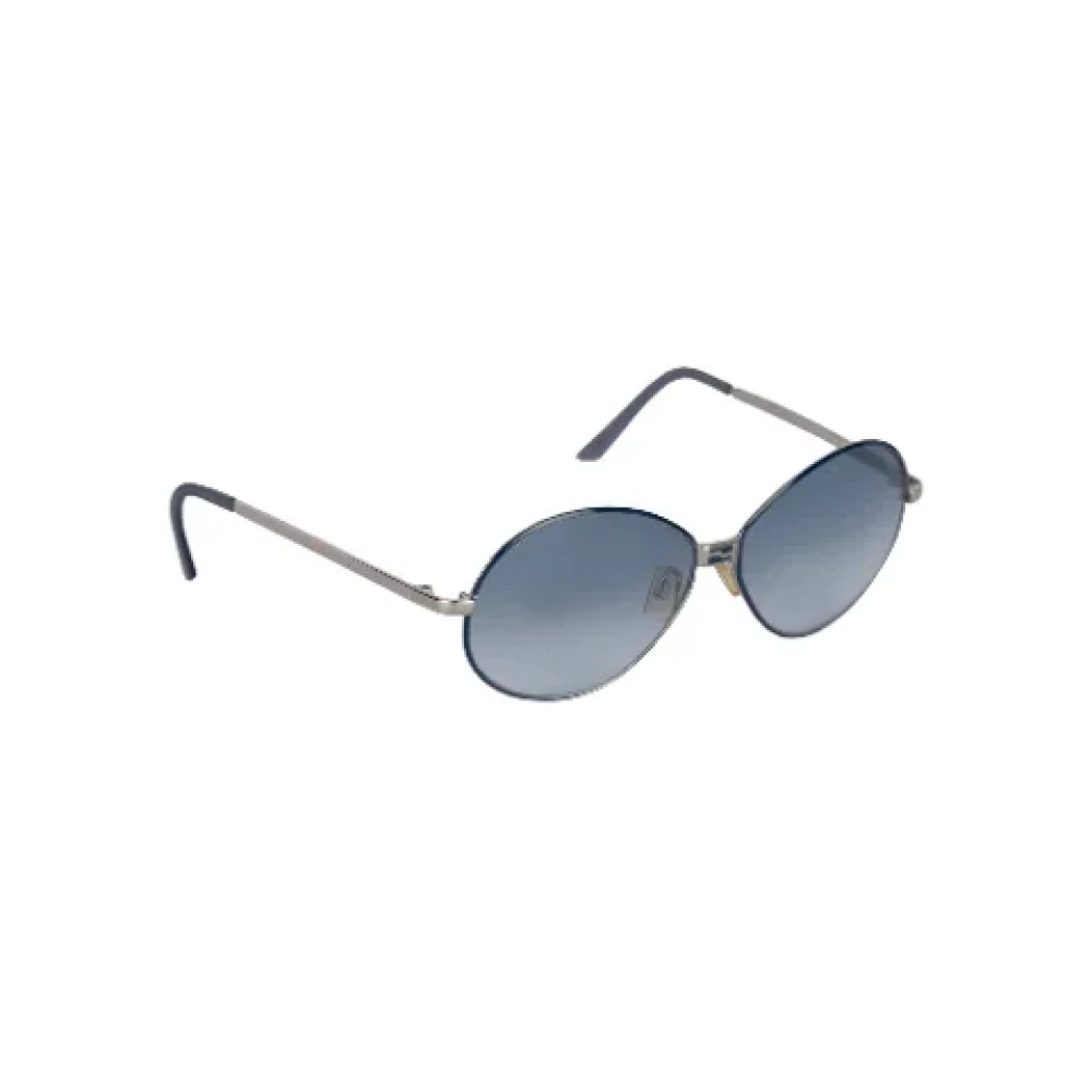 Fendi Vintage Pre-owned Metal sunglasses Blue Dames