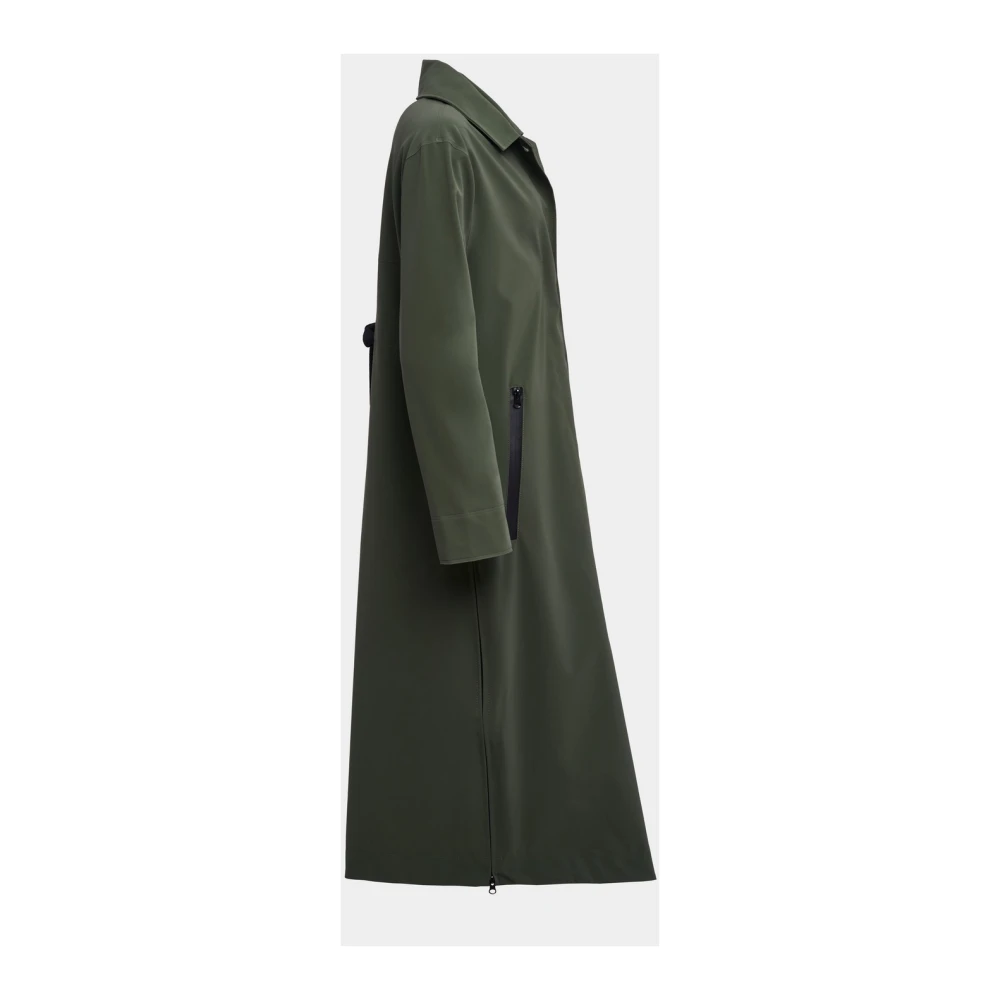 Stutterheim Matte Lange Regenjas voor Vrouwen Green Dames