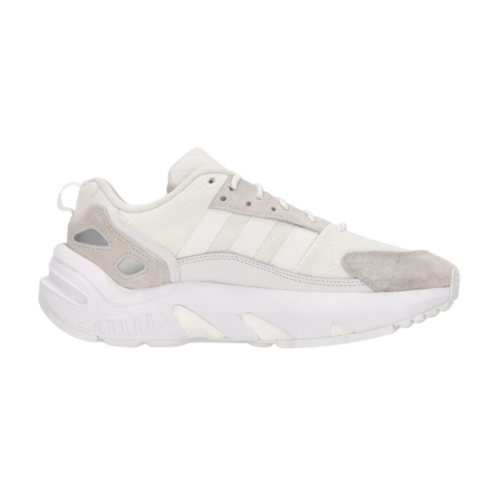 Adidas Men's White Zx22 Boost Low-Top Trainers - Running Shoes - 12 Uk - Sport