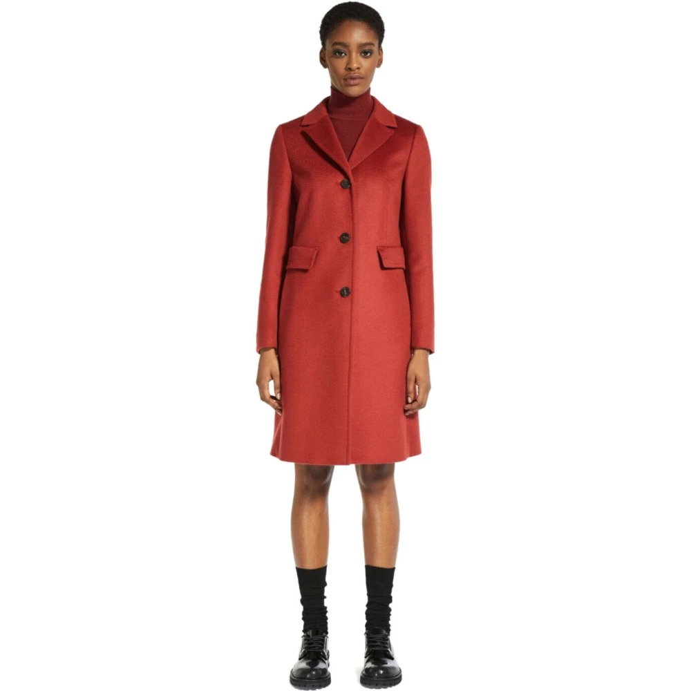 Max Mara Weekend Tevere Jas Red Dames
