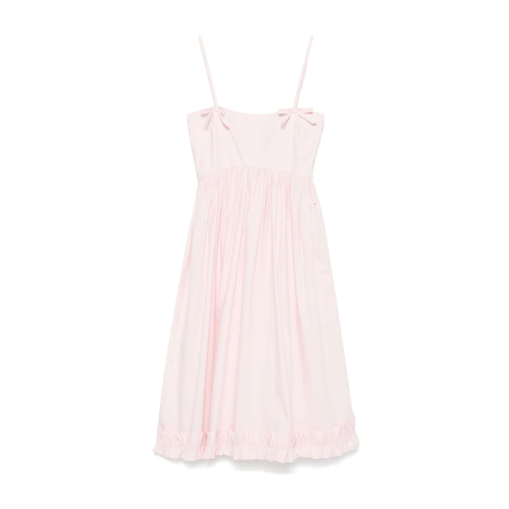Ganni Lichtroze Jurk Pink Dames