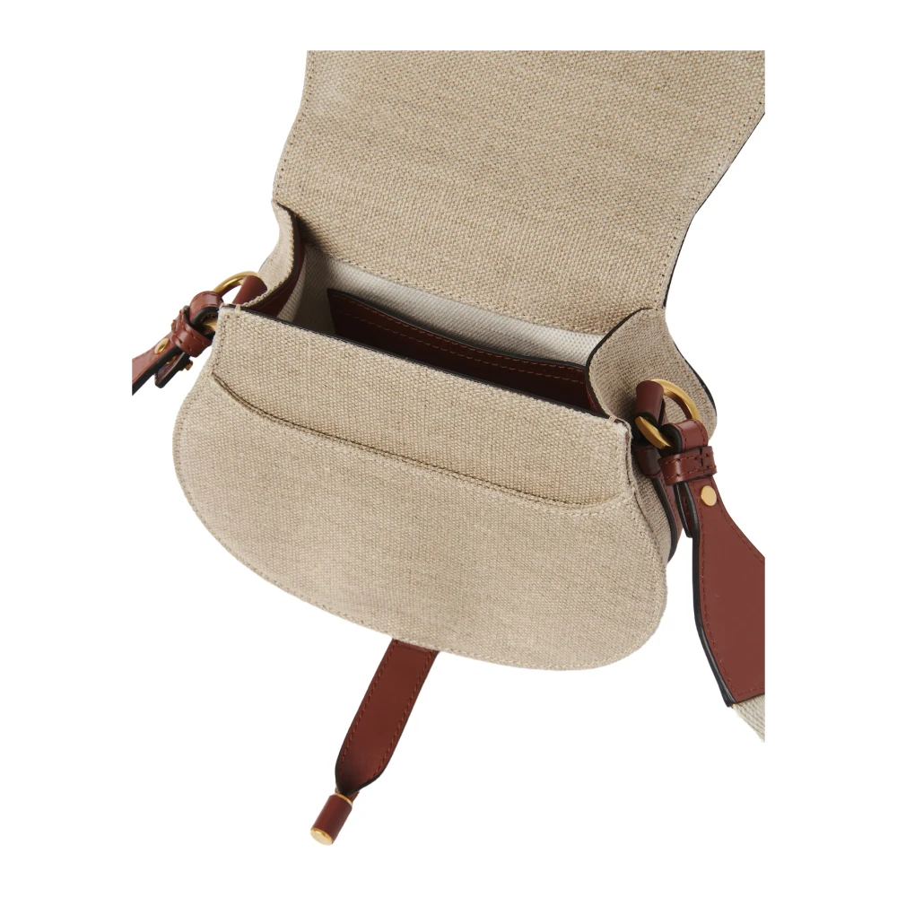 Chloé Bruine Marcie Saddle Tas Brown Dames