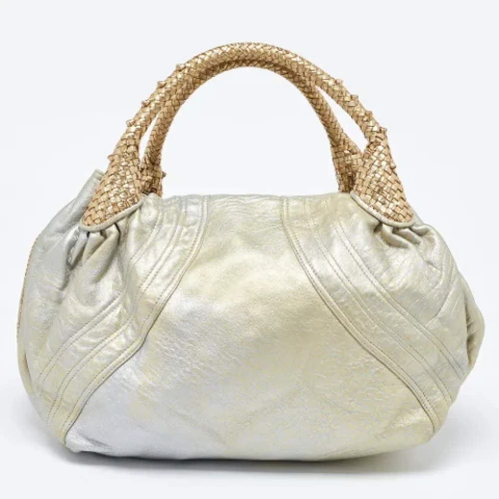 Fendi Vintage Pre-owned Leather handbags Yellow Dames