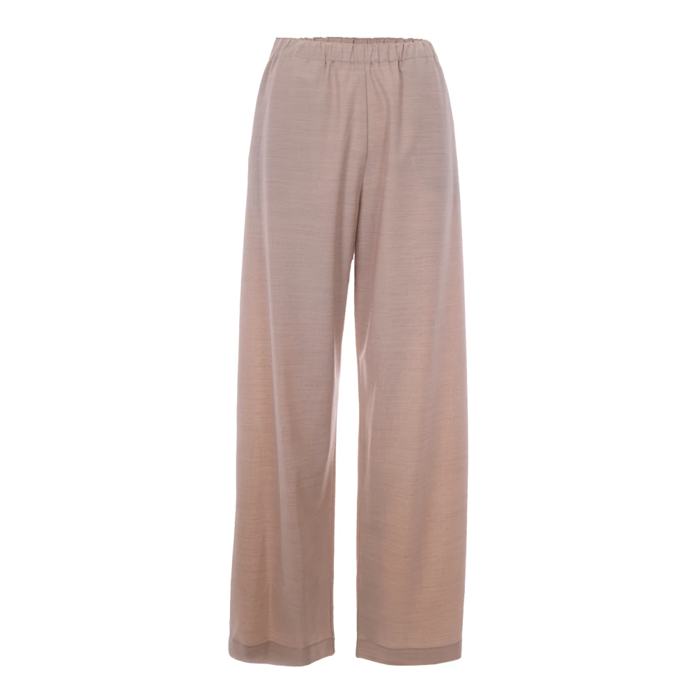 Fabiana Filippi Pink Wide Trousers, Female, 2XS, Wide Trousers