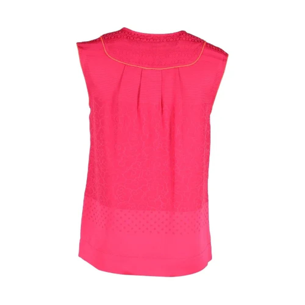 Marc Jacobs Pre-owned Silk tops Pink Dames