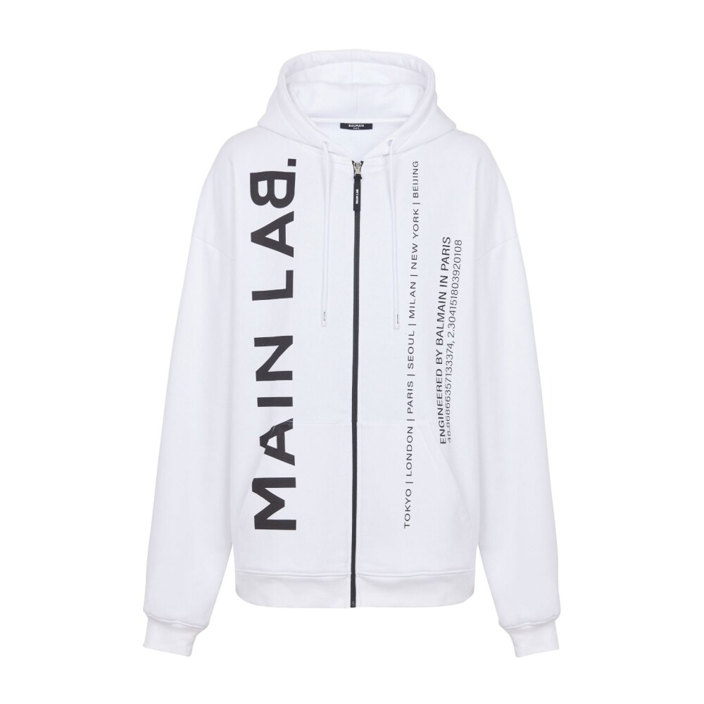 Felpa clearance balmain bianca