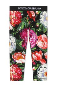 Floral-Print Jersey-Knit Leggings