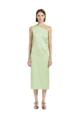 one-shoulder-satin-dress