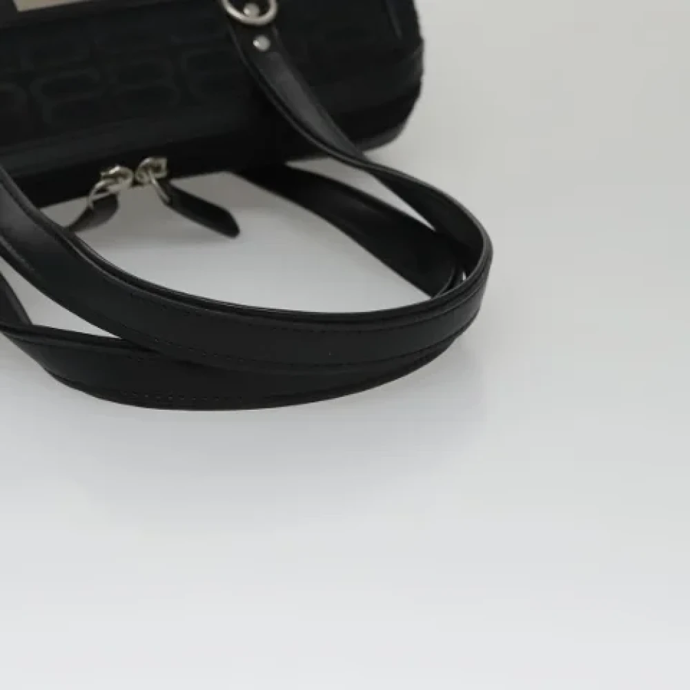 Balenciaga Vintage Pre-owned Canvas handbags Black Dames