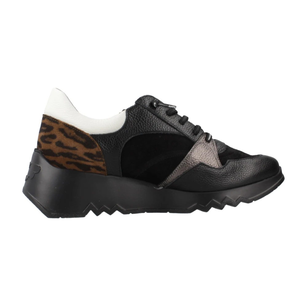 Wonders Sportieve Sneakers voor Actieve Levensstijl Dames Schoenen Zwart