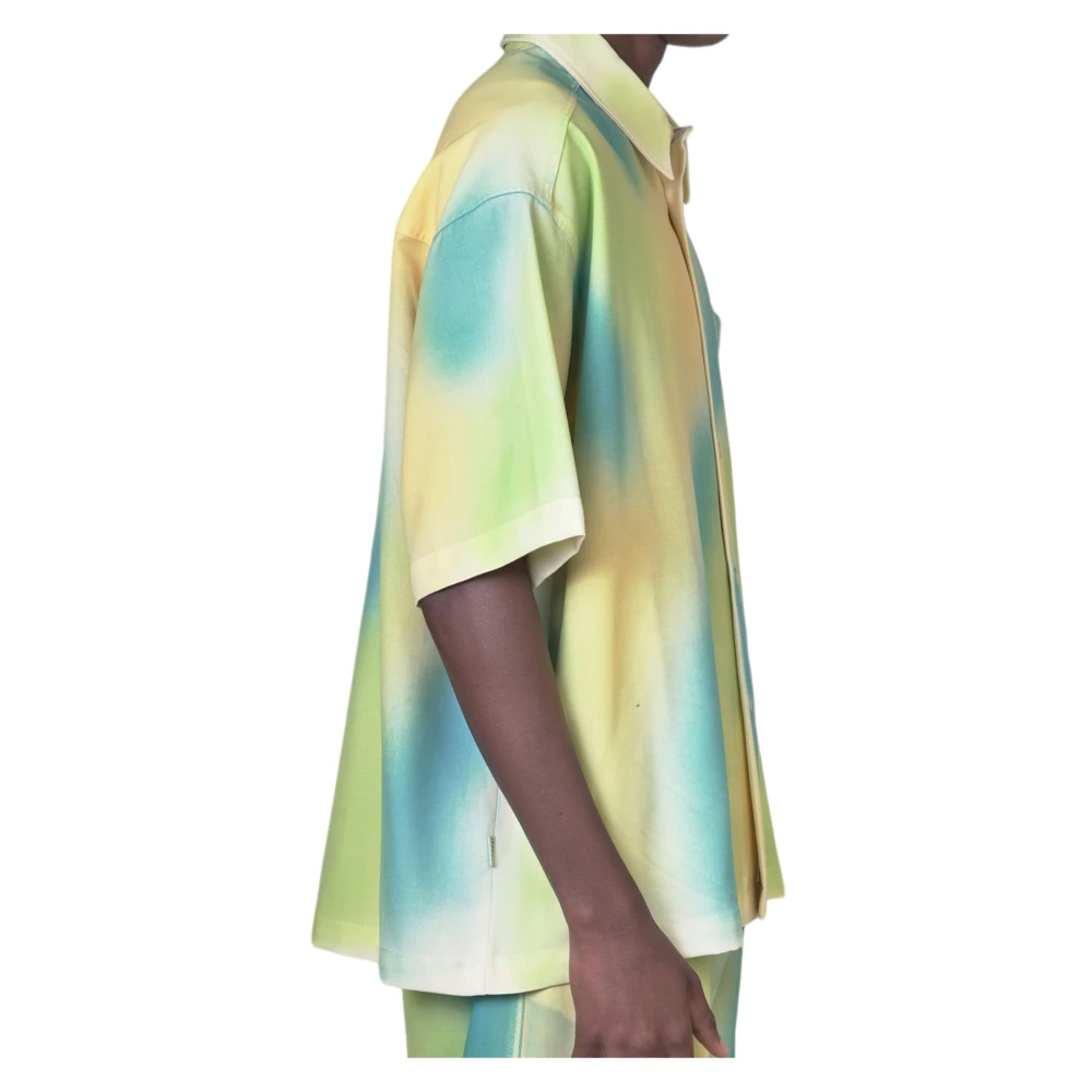 Bonsai Gespoten Crop Shirt Multicolor Heren