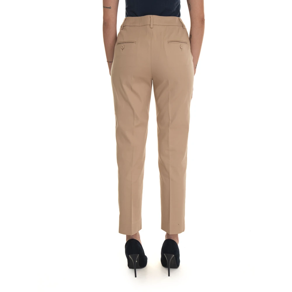 Max Mara Weekend New York Stijl Broek Beige Dames