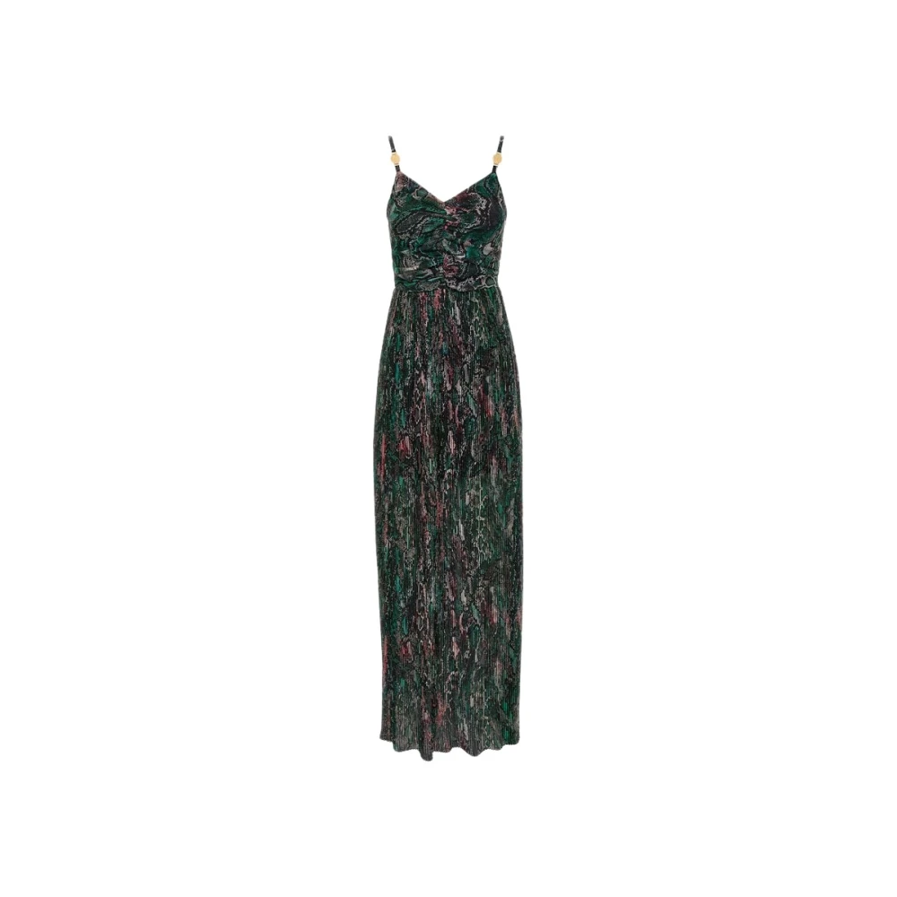 Roberto Cavalli Python Print Lange Jurk Multicolor Dames