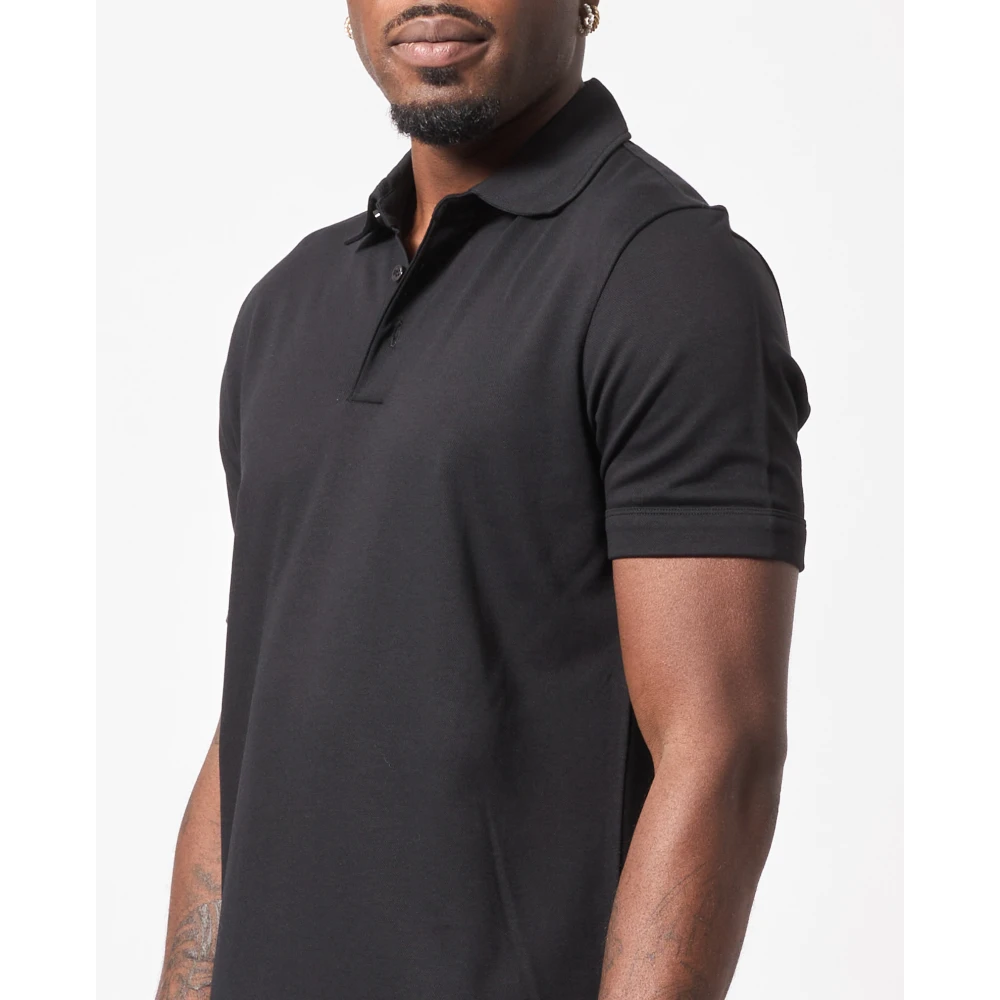 Hugo Boss Klassiek Zwart Poloshirt Black Heren