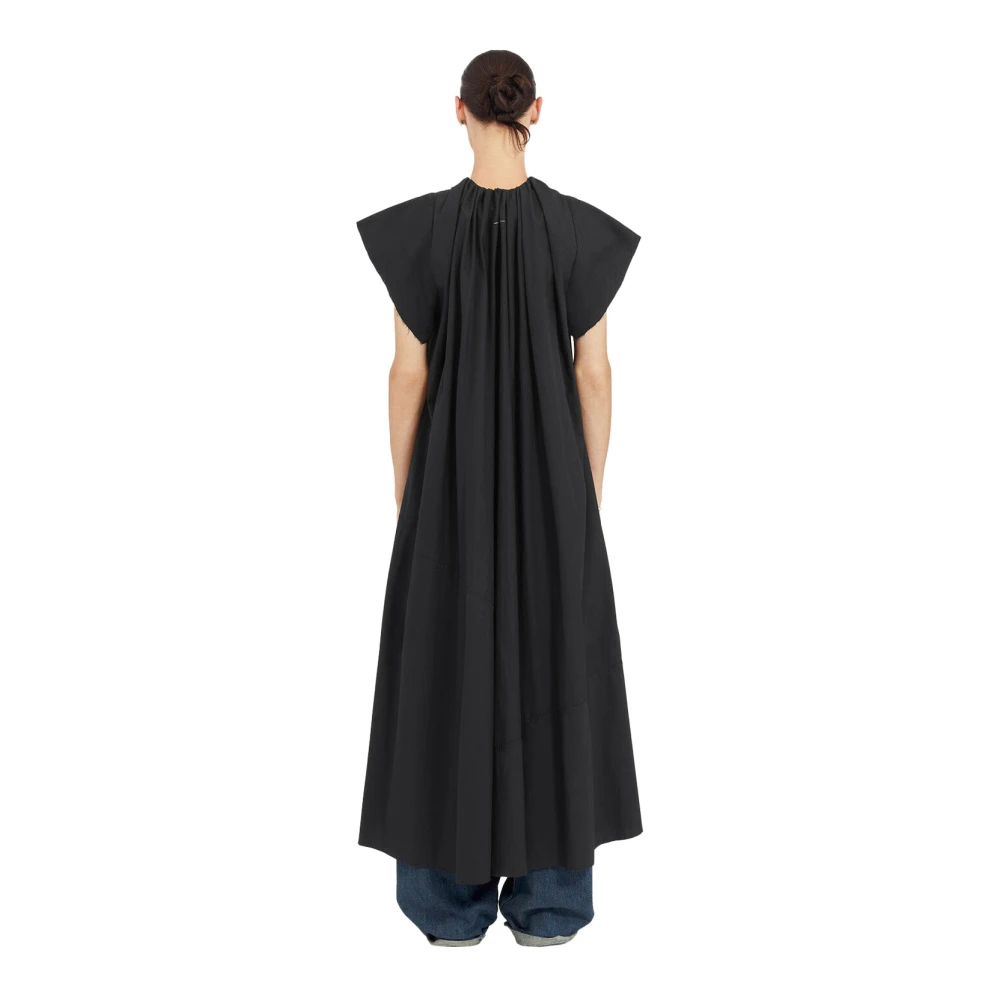 MM6 Maison Margiela Maxi jurk met wijde mouwen Black Dames