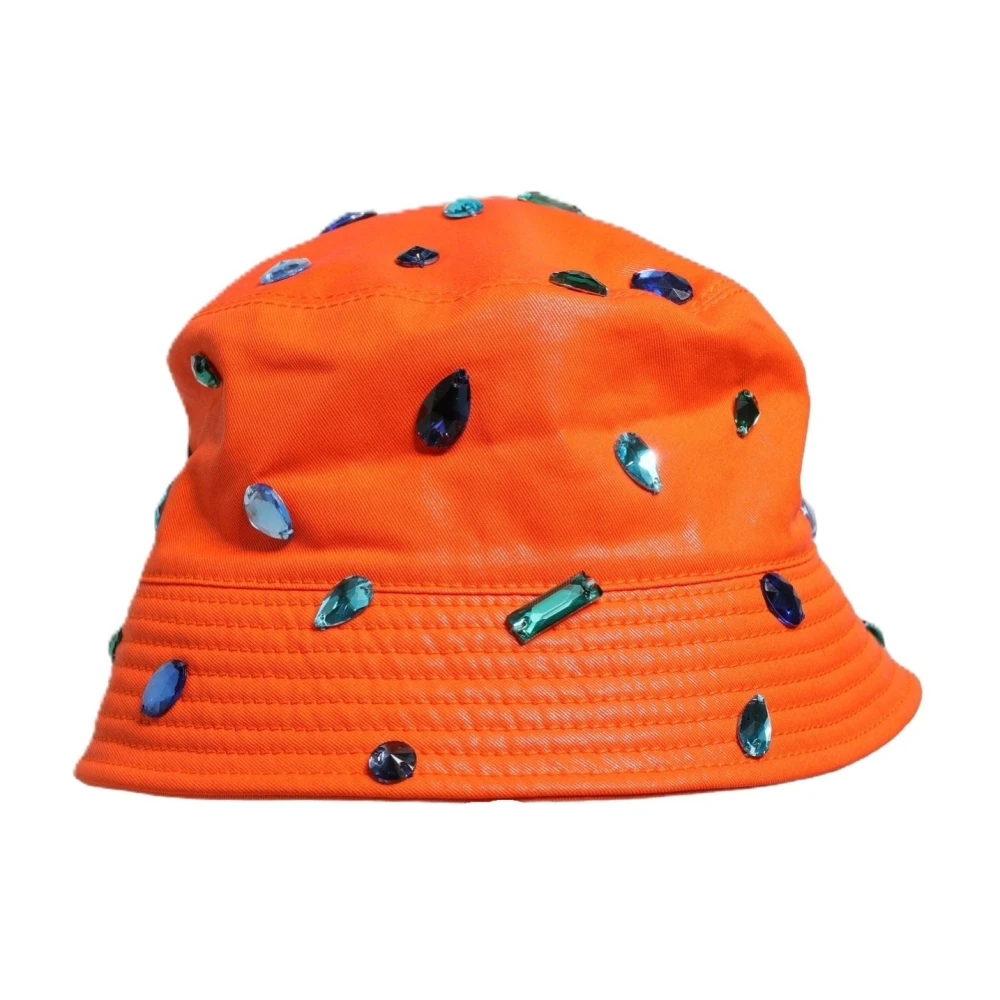Dolce & Gabbana Unisex Orange Accessories, One Size, Fisherman Hat