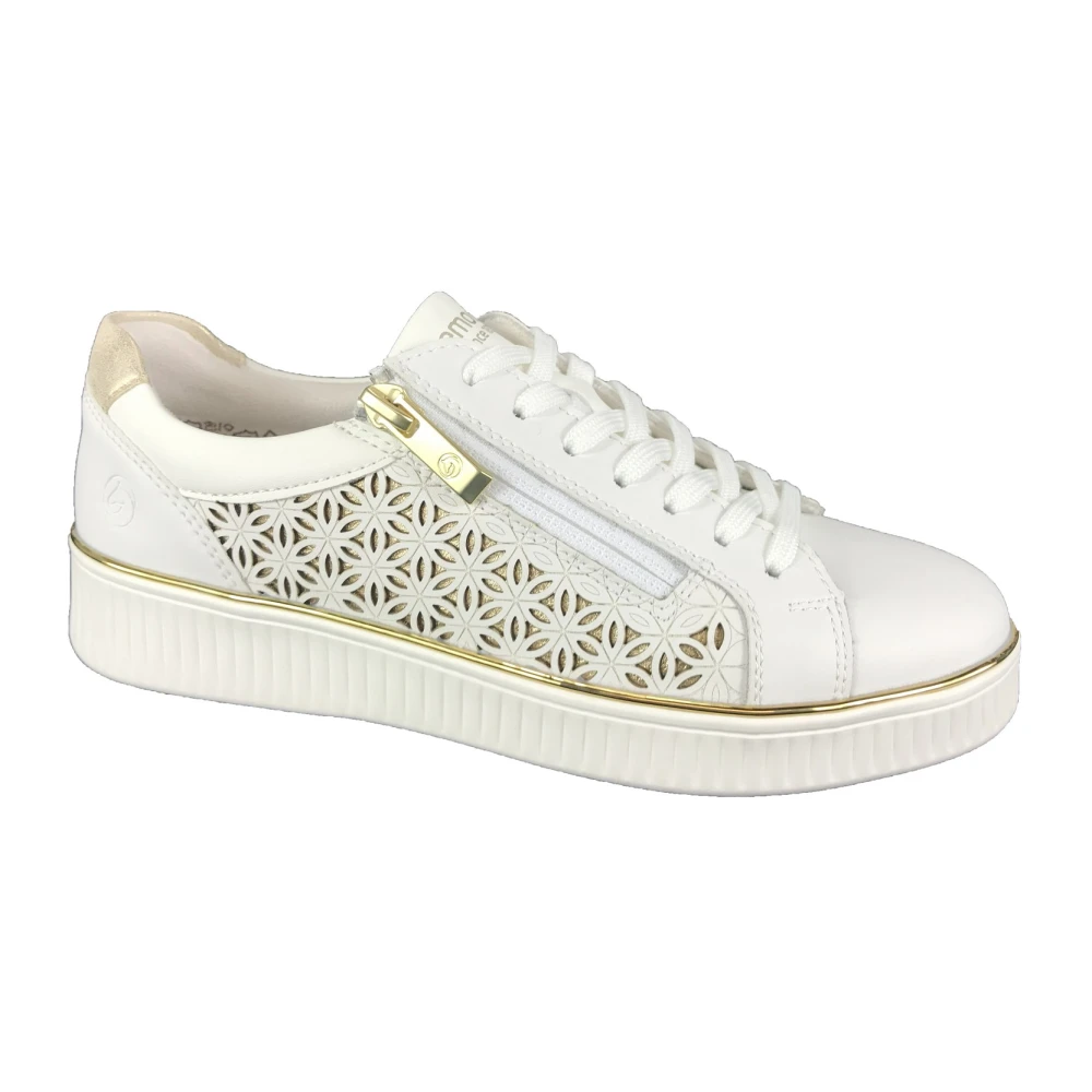 Remonte Casual Sneakers D2E03 Dames Schoenen Wit