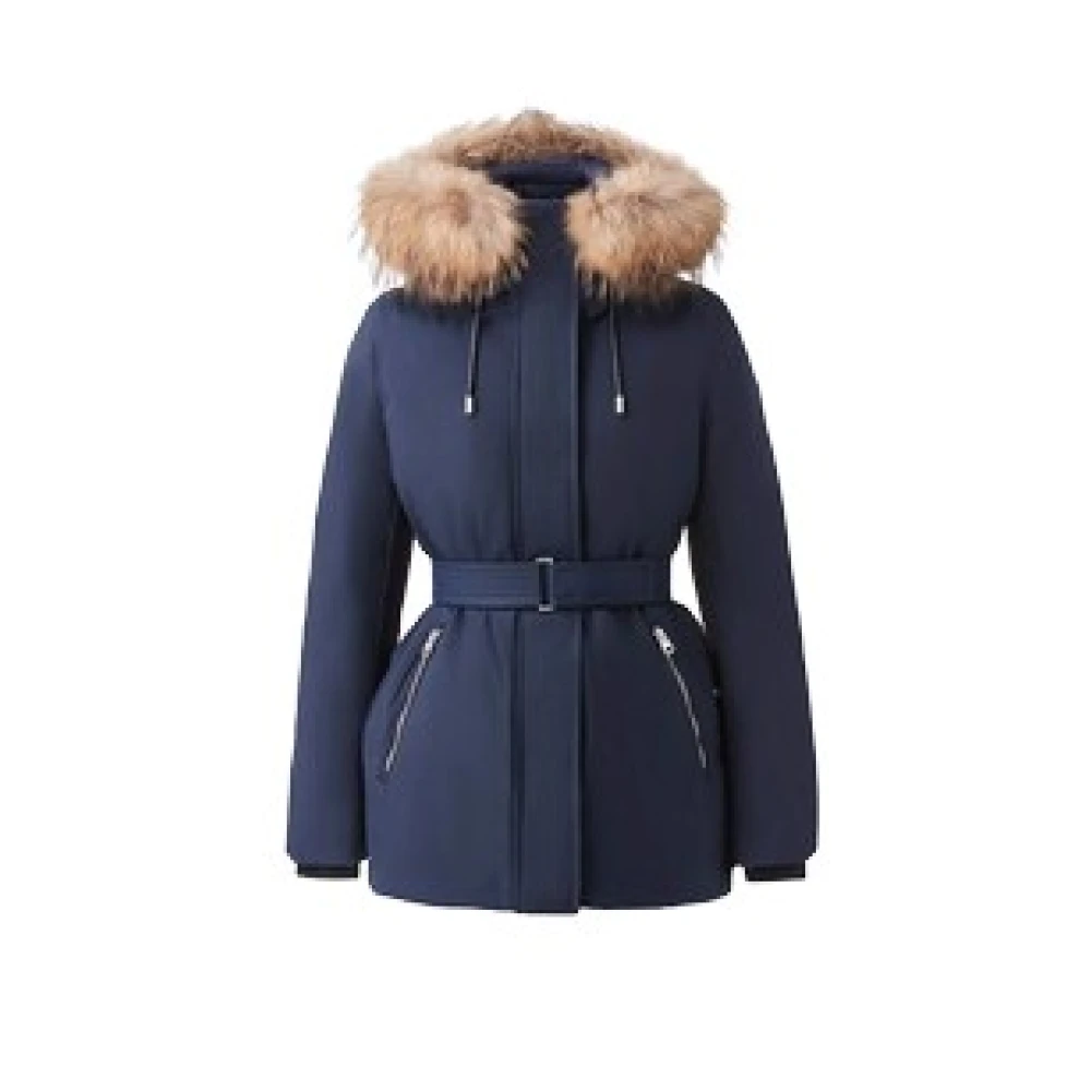 Mackage Parka Jeni-FZ Marine Blue Dames