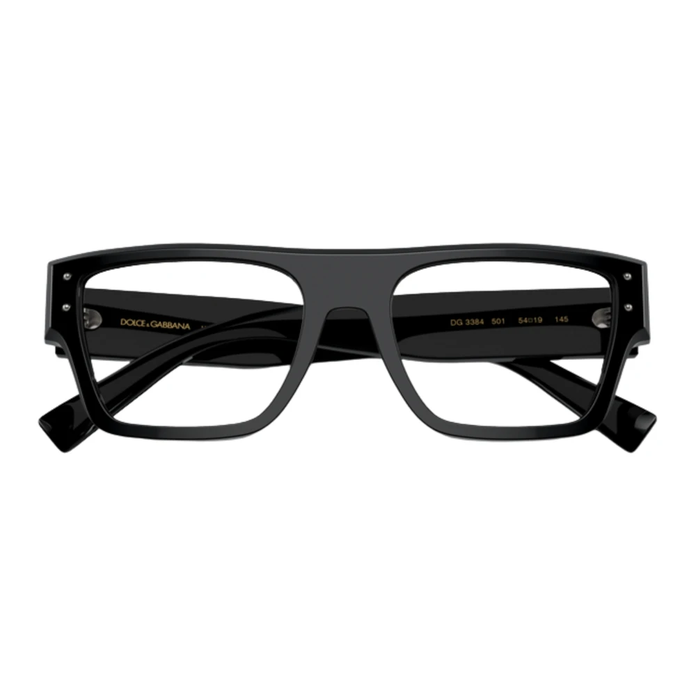 Dolce & Gabbana Acetaat Zonnebril Stijlvolle Modebril Black Heren