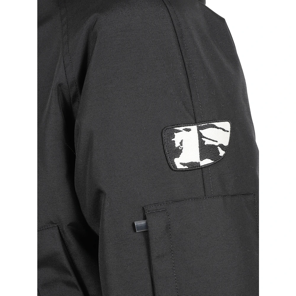 Burberry Zwarte Stijlvolle Handtas Black Heren