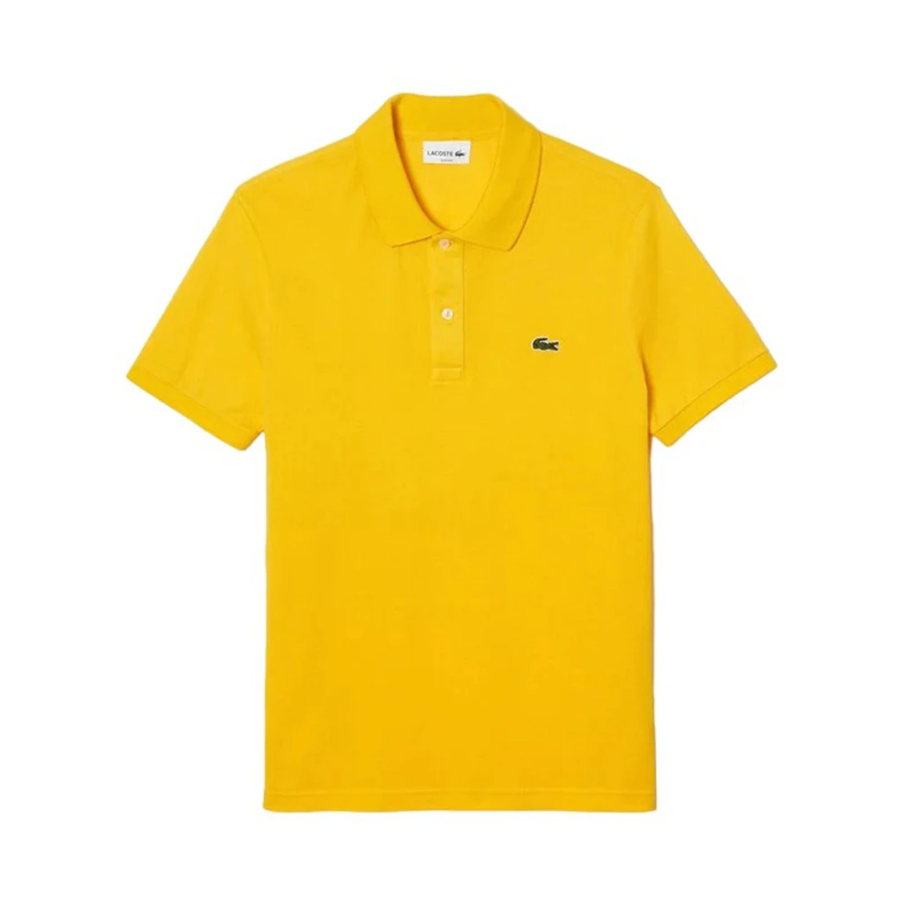 Lacoste Kortärmad Polo Tröja Yellow, Herr