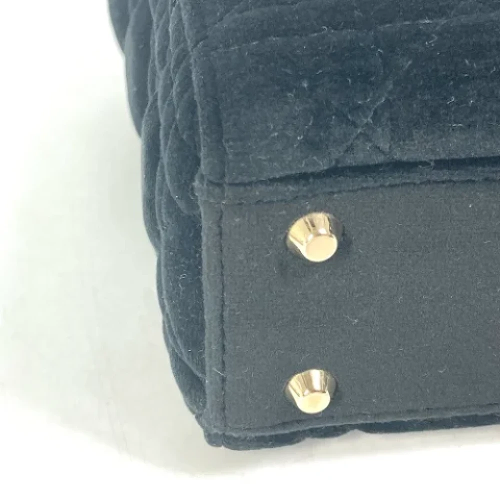 Dior Vintage Pre-owned Leather dior-bags Black Dames