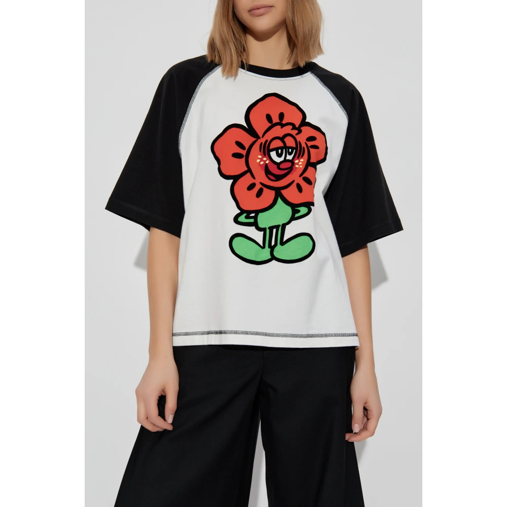 Kenzo T-shirt met print White Dames