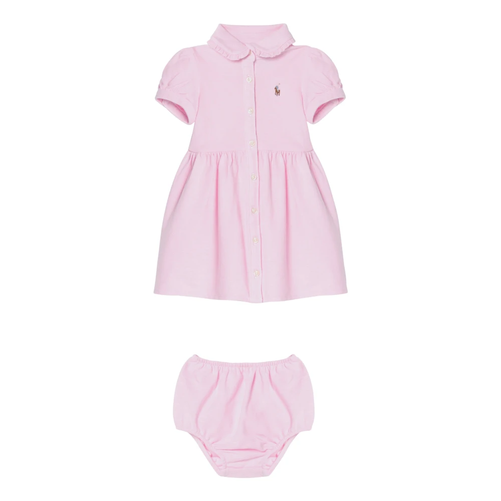 Polo Ralph Lauren Kortärmad Baby/Småbarn Klänning Pink, Flicka