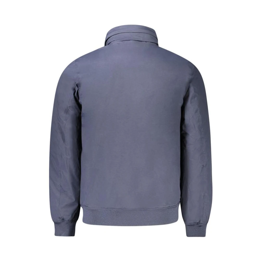 K-way Blauwe Polyamide Jas voor Mannen Blue Heren