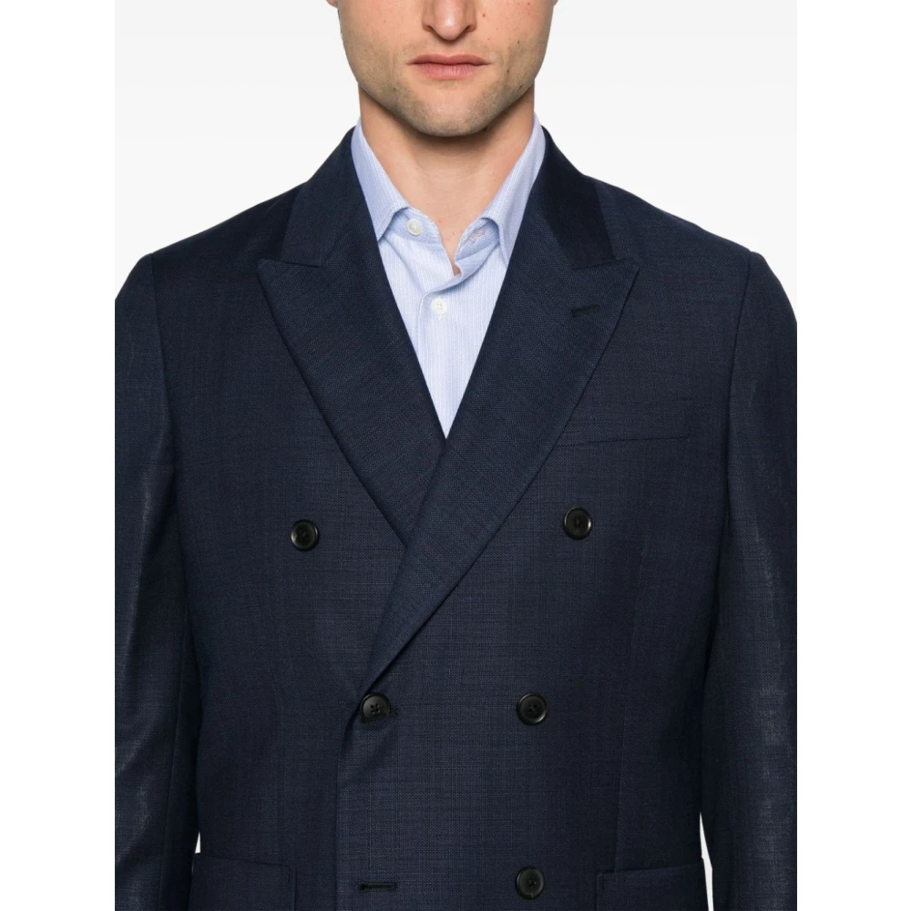 PS By Paul Smith Blauwe Wol Damesjas Blue Heren