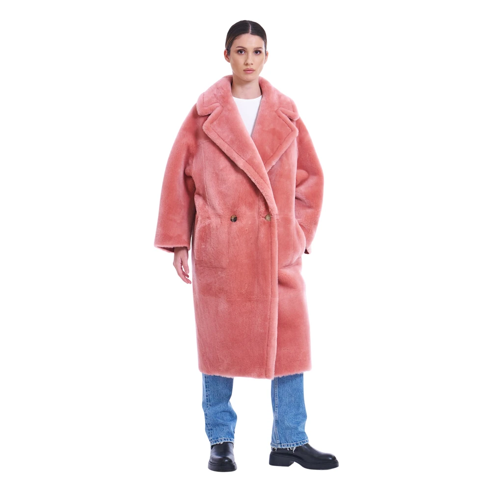 Coats > Double-Breasted Coats - - Blancha - Modalova