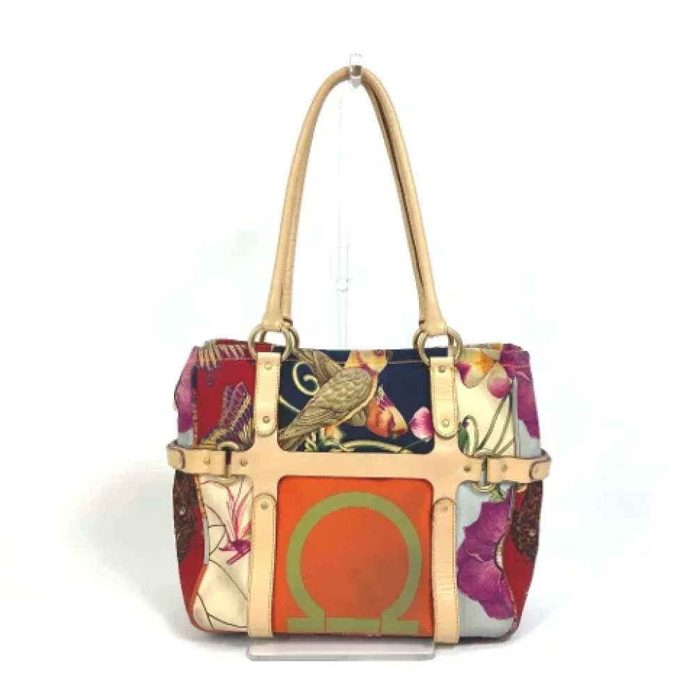 Salvatore Ferragamo Pre-owned Fabric shoulder-bags Multicolor Dames