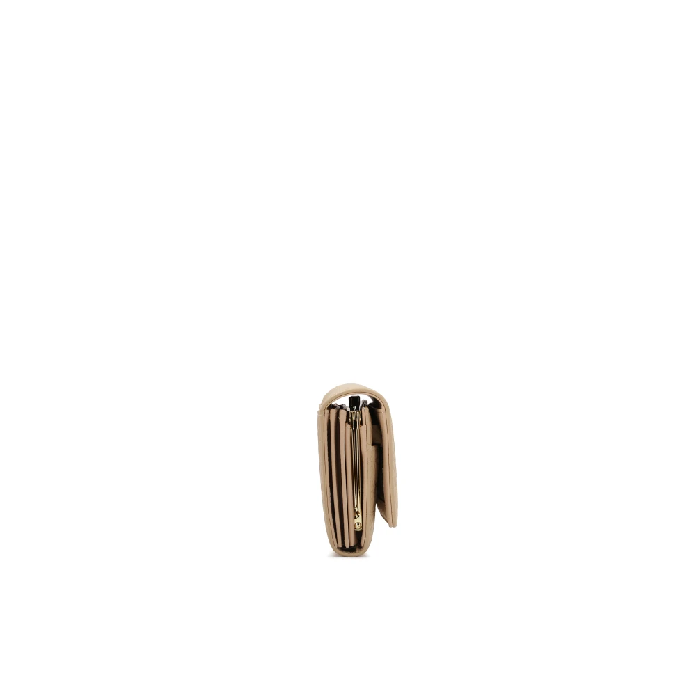 Kazar Beige portemonnee met elegant reliëfpatroon Beige Dames