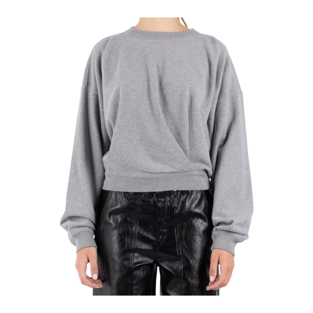 Isabel Marant Étoile Grijze Paulia Sweatshirt Sweaters Gray Dames