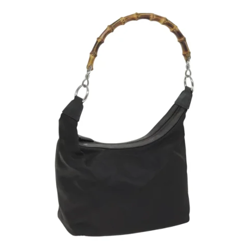 Gucci Vintage Pre-owned Nylon gucci-bags Black Dames