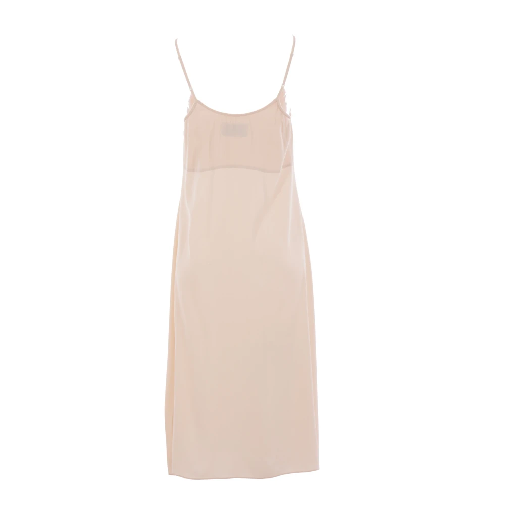 Simone Rocha Stijlvolle Naadloze Jurk Beige Dames