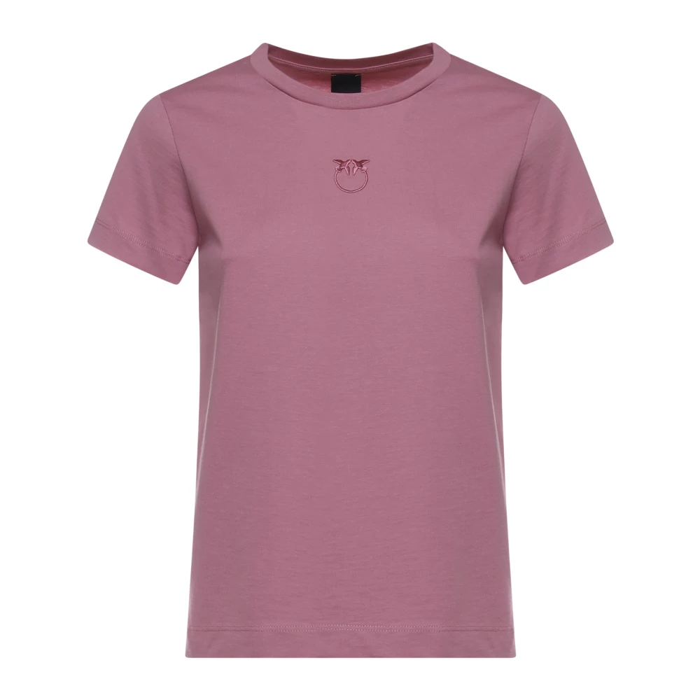 Pinko Women's Pink O, T-Shirts, Xs, Crew-Neck T-Shirt