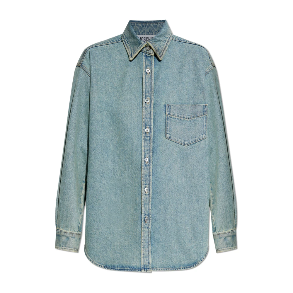 Moschino Denim overhemd Blue Dames
