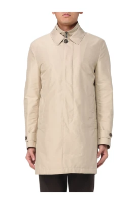 Beige Kappor för Kvinnor