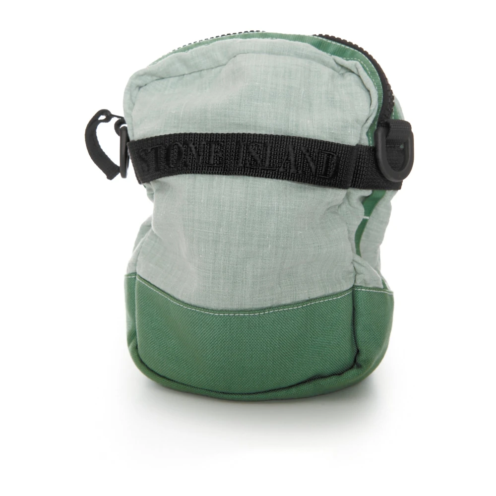 Stone Island Kleine Messenger Tas met Verstelbare Band Green Heren