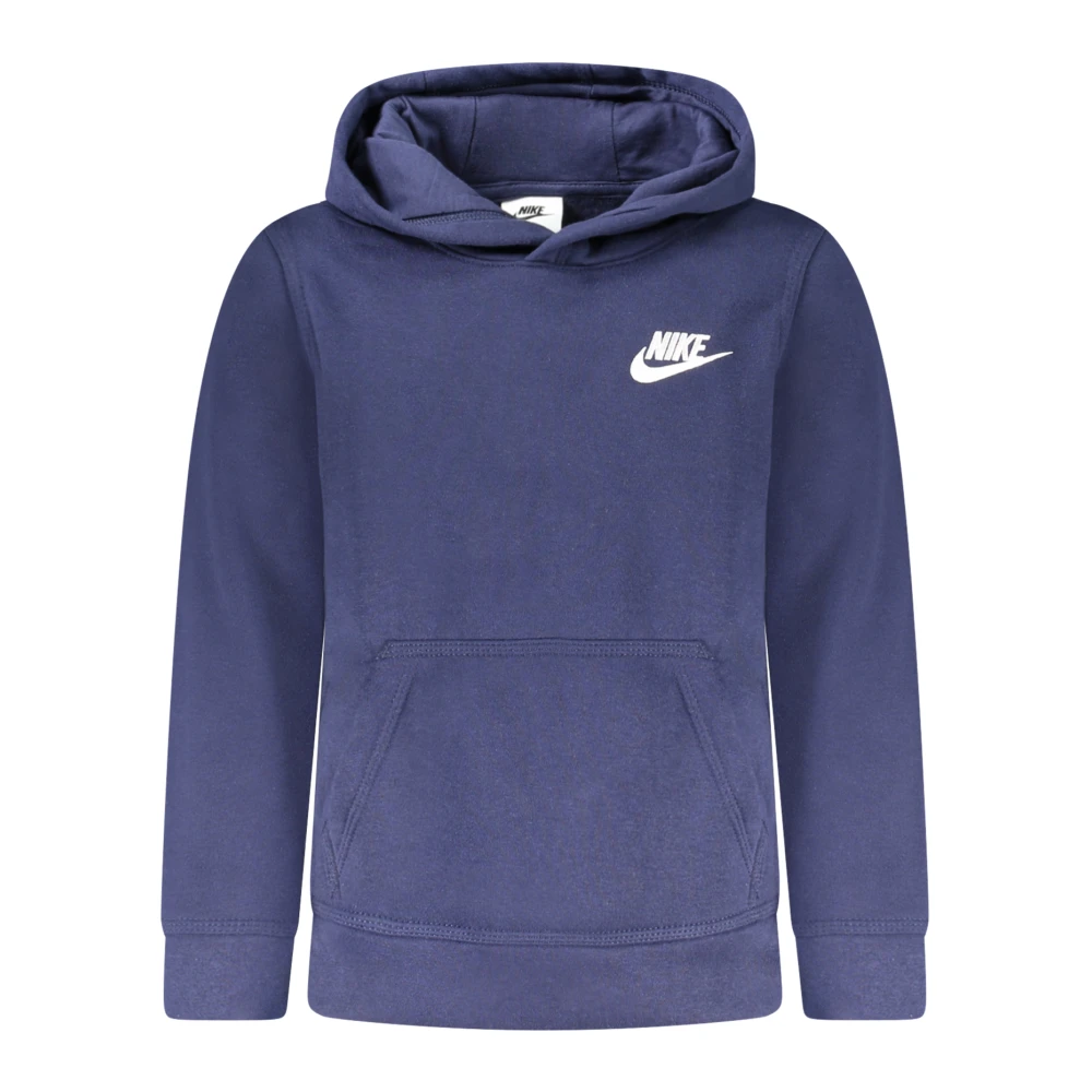 Nike Unisex Kids Blue Club Fleece Hoodie - Kids Sweatshirts - 6 Y - Kids