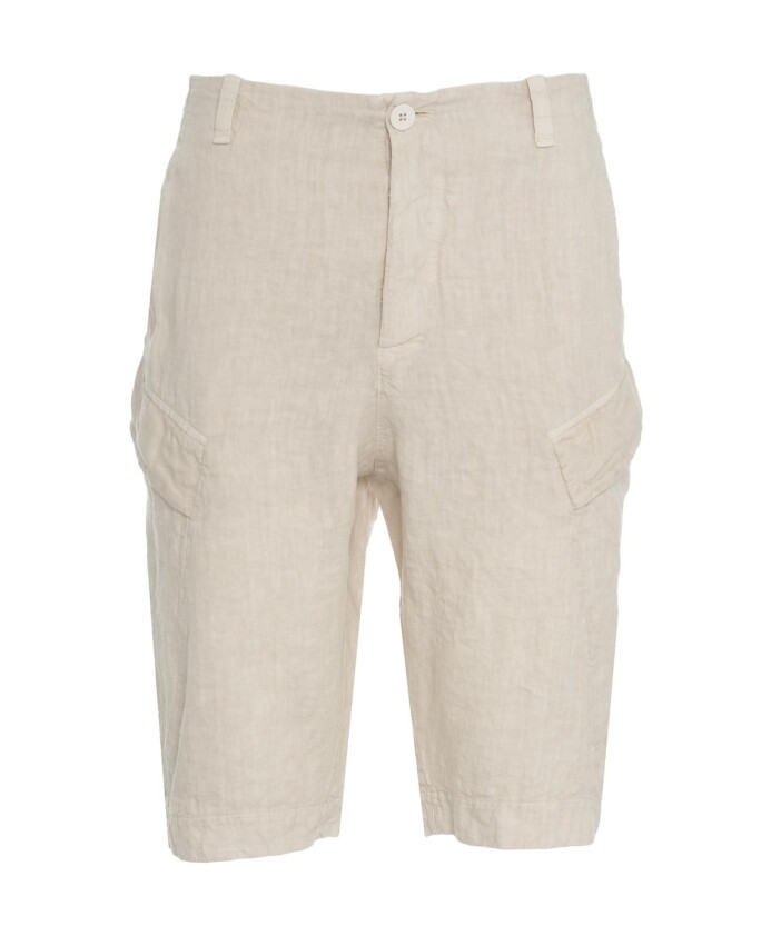 stijlvolle-beige-cargo-shorts-linnen